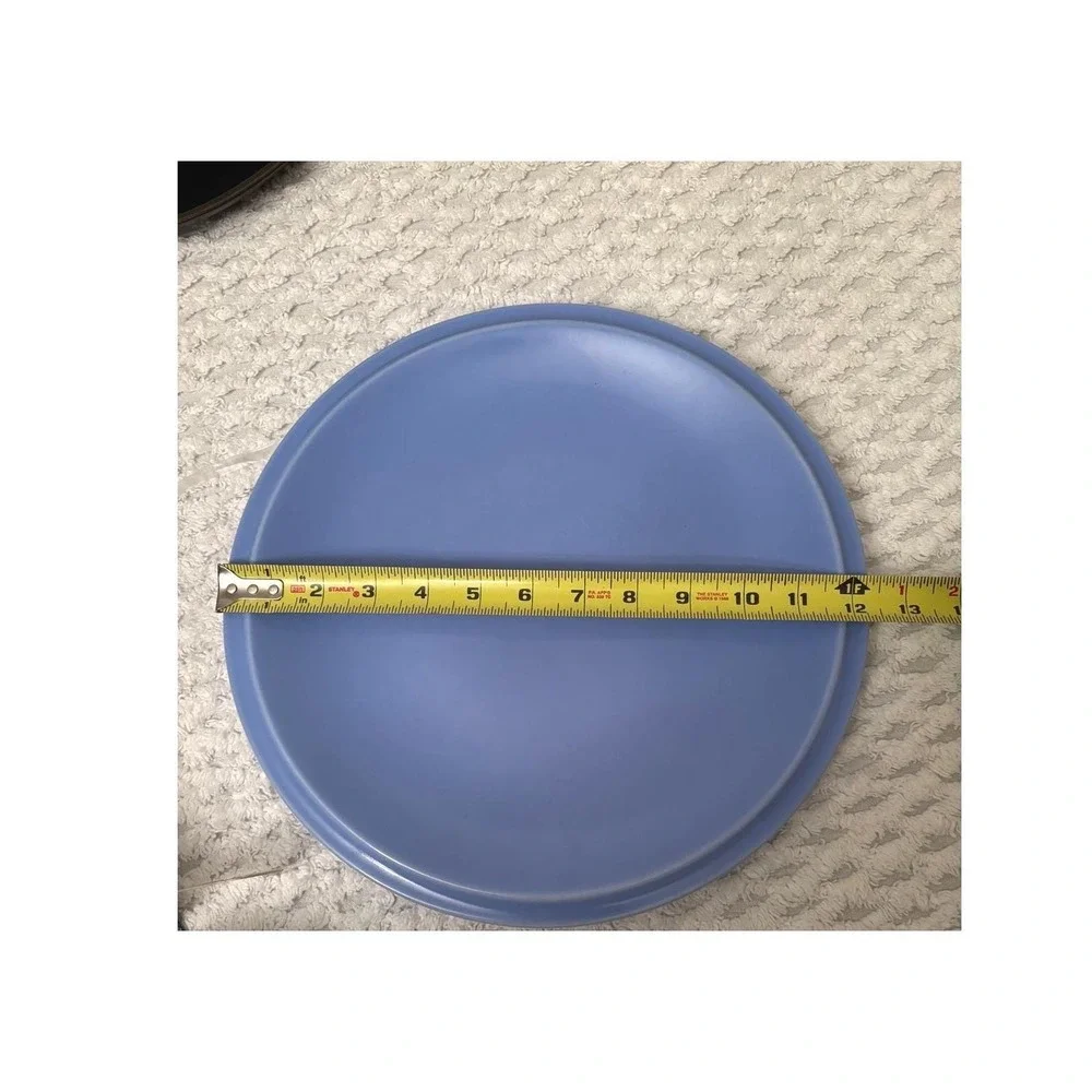 Vernon Kilns‎ Ultra California Blue Pottery Plate Mid Century Modern USA Made